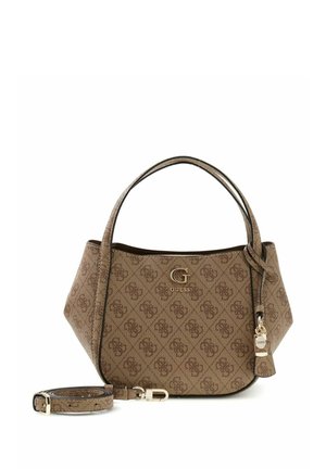 Guess, COLEEN LOGO SATCHEL - Sac à main - latte logo