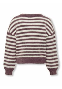 ONLY GIRLS KOGNEWPIUMO PULLOVER - Trui - rose brown