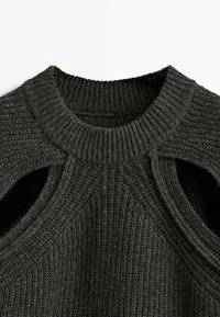 Massimo Dutti Stickad tröja - grey denim