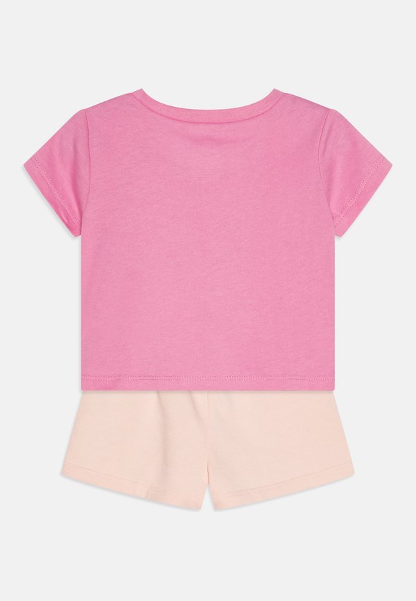 SET - Print T-shirt - washed coral2