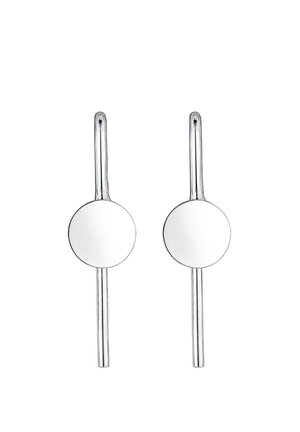 GEO KREIS BASIC PLÄTTCHEN TREND CLARA - Oorbellen - silver-coloured