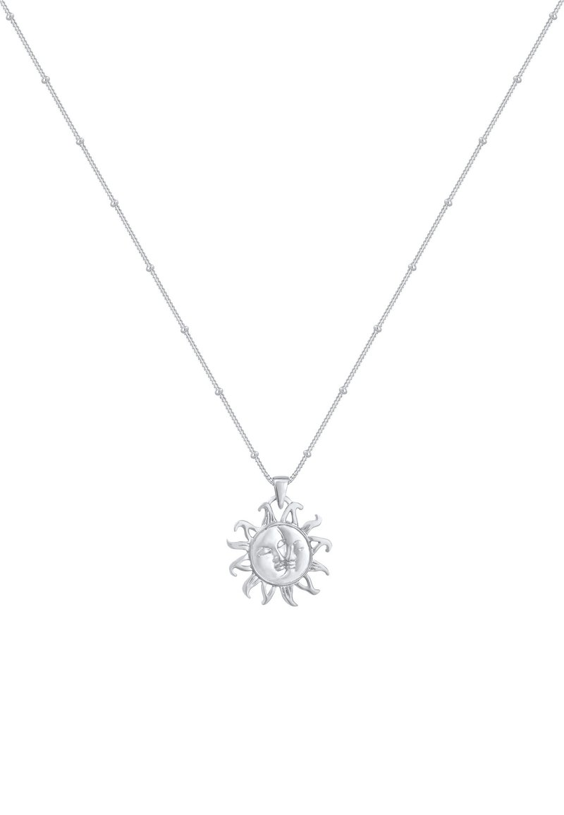Damen Halsketten | Elli KUGELKETTE SONNE MOND VINTAGE TREND Halskette silber/silberfarben - TS78116 Damen Halsketten | Elli KUGELKETTE SONNE MOND VINTAGE TREND Halskette silber/silberfarben - TS78116