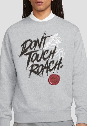 NETFLIX, THE WITCHER DON'T TOUCH ROACH - Sweatshirt - mottled light grey