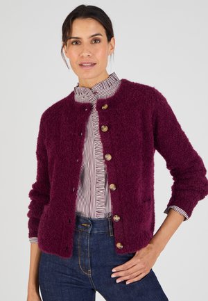 Chaqueta de punto - raisin