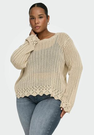 CAREMMA PULLOVER - Maglione - pale gold