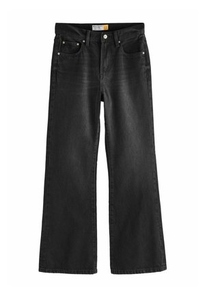 PETITE FIT  - Flared jeans - black
