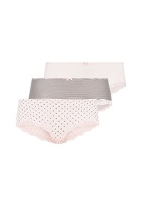 Unausgewählt, rosa-uni  gepunktet gestreift
