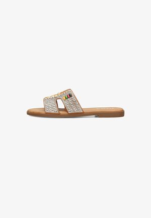 Posh by Poelman, Mules - brown with combination