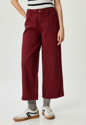 Trousers - bordeaux