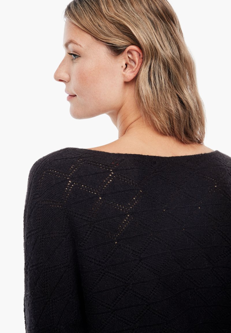Damen Strickjacken | s.Oliver Strickpullover black/schwarz - TR87586 Damen Strickjacken | s.Oliver Strickpullover black/schwarz - TR87586