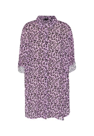 Chiemsee, BLUSE MIT  HOCHKREMPELBAREN ÄRMELN - Hemdbluse -  orchid