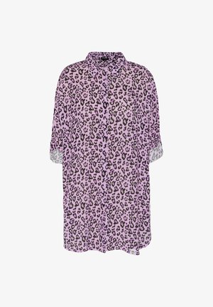 Chiemsee, BLUSE MIT HOCHKREMPELBAREN ÄRMELN - Button-down blouse - orchid