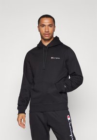 Champion - ICONS HOODIE SMALL LOGO - Sweat à capuche - black Image miniature 1