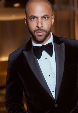 Next SIGNATURE ITALIAN FABRIC SLIM FIT VELVET BLAZER - Sacou - black