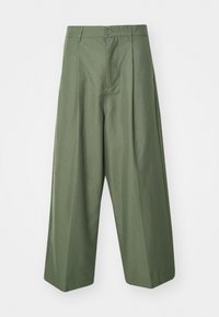 OLIVER PLEATED - Hlače - tea leaf