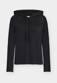T-SHIRTS, LSL, HOODED - Topper langermet - black