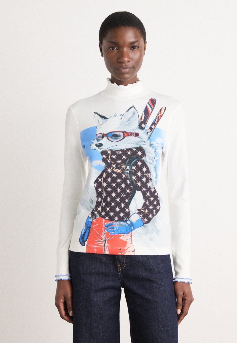 Marc Cain Top s dlhým rukávom - off-white