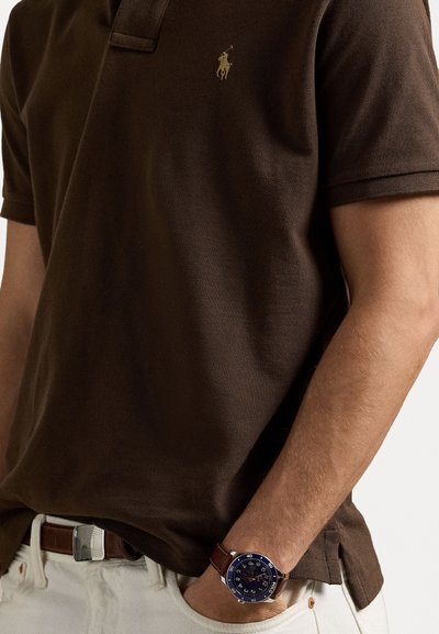 Polo Ralph Lauren SHORT SLEEVE - Bluză polo - nutmeg brown