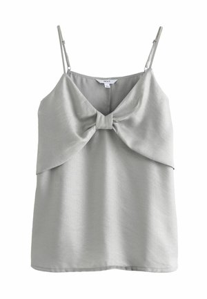 REGULAR FIT - Top - silver metallic