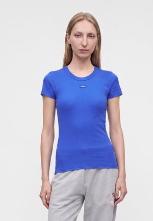 HUGO, EASY TEE - Обикновена тениска - blue