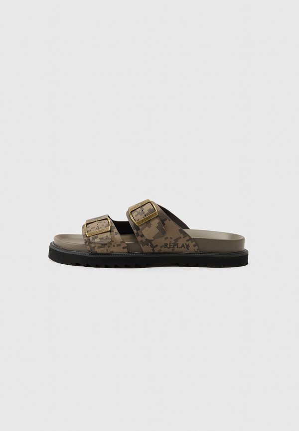 HALLAN MILITARY - Hausschuh - olive