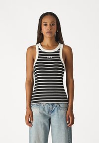 GAP LOGO HALTER - Top - black/white