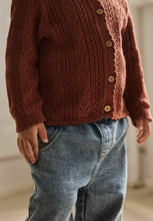 Lil' Atelier, CARDIGAN KNITTED - Gilet - maple syrup