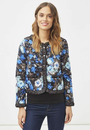 CON ESTAMPADO FLORAL Y EFECTO  - Chaqueta de entretiempo - azul