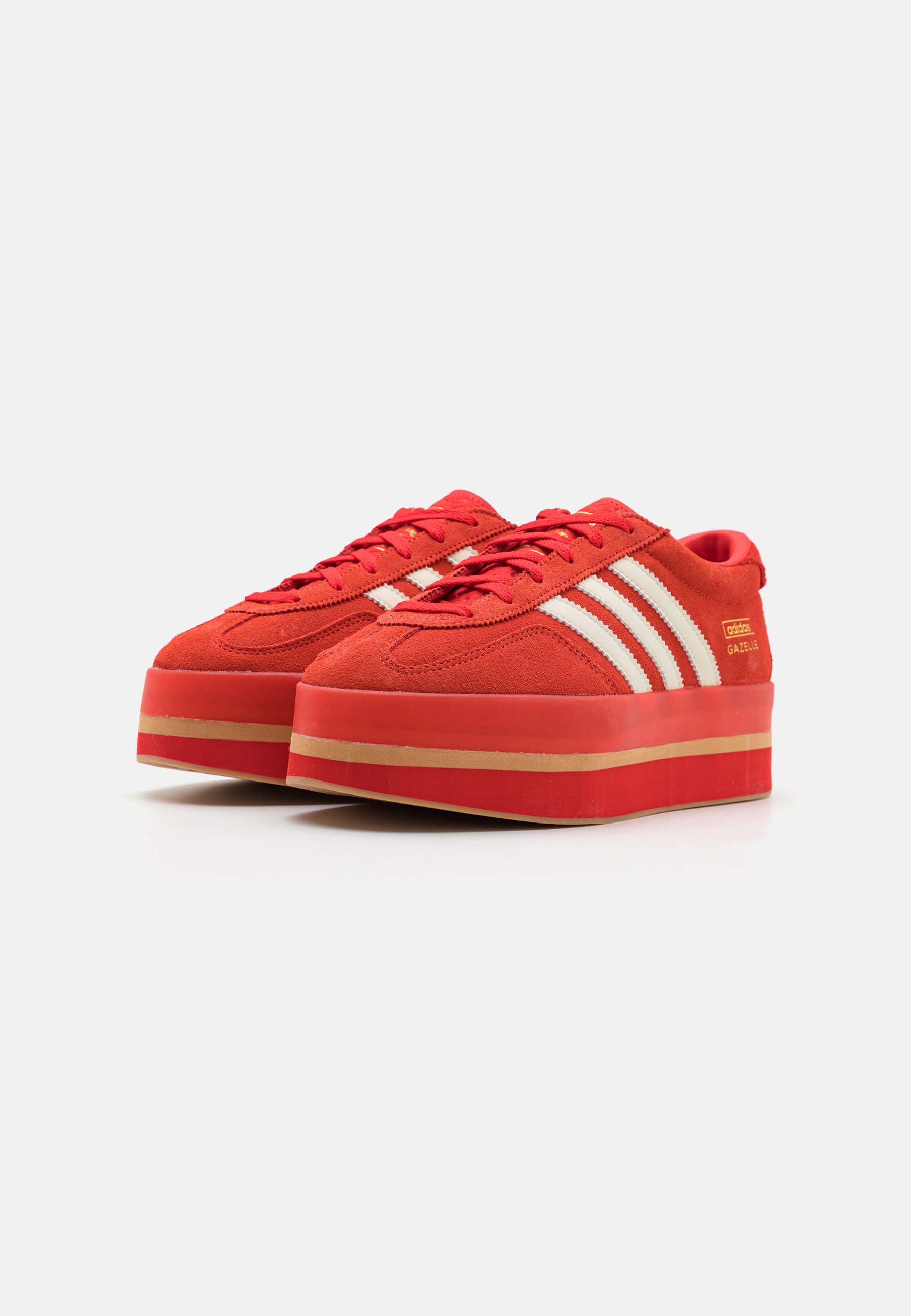 adidas Originals GAZELLE STACK - Sneakersy niskie/czerwony