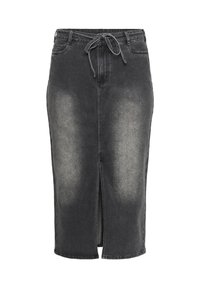Kaffe Curve Denimová sukňa - medium grey denim