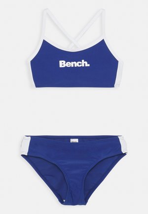 BENCH BUSTIER BIKINI SET - Bikini - blue/white