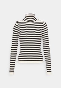 Pieces Petite Stickad tröja - black