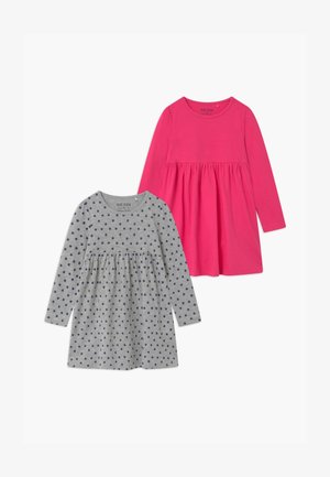 GIRLS STYLE 2 PACK - Žerzejové šaty - pink