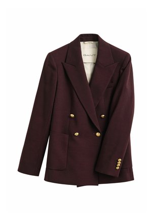 GANT, SLIM CLUB BLAZER - Blazer - darkened wine