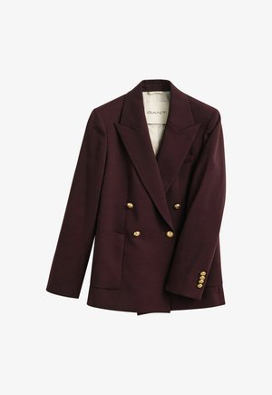 GANT, SLIM CLUB BLAZER - Blazer - darkened wine