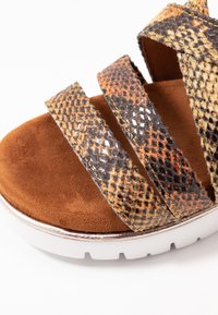 Marco Tozzi Platform sandals - saffron/multicolor