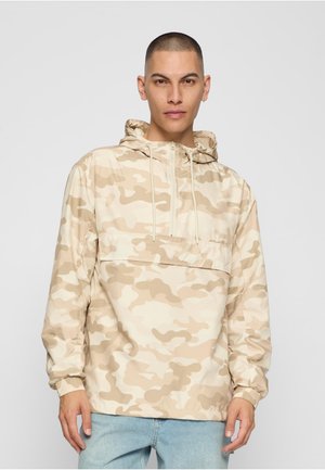 CAMO PULL OVER WINDBREAKER - Veste coupe-vent - sand