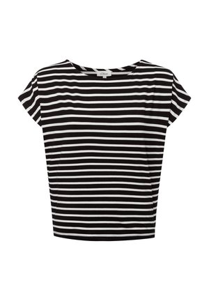 Print T-shirt - schwarz weiß