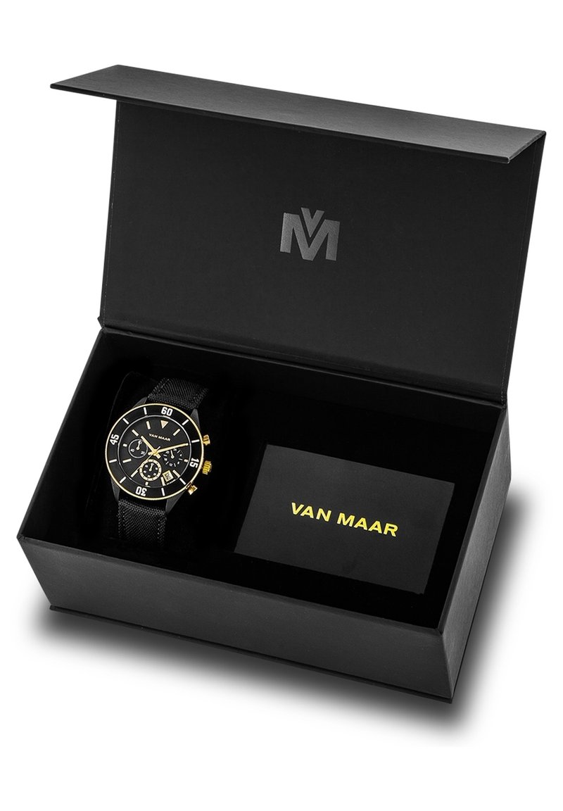 Herren Analoguhren | Van Maar FANTASTIC Chronograph schwarz - AW22069 Herren Analoguhren | Van Maar FANTASTIC Chronograph schwarz - AW22069