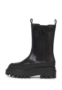FLATFORM CHELSEA BOOT - Stivali con plateau - triple black