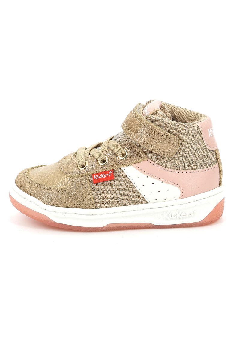 Baskets Kickers Kickalien Enfant - Synthétique - Scratch - Confortables Et Style