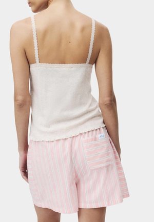 Marks & Spencer, YD STRIPE CAMBRIC PJ SHORT. - Nachtwäsche Hose - pink mix
