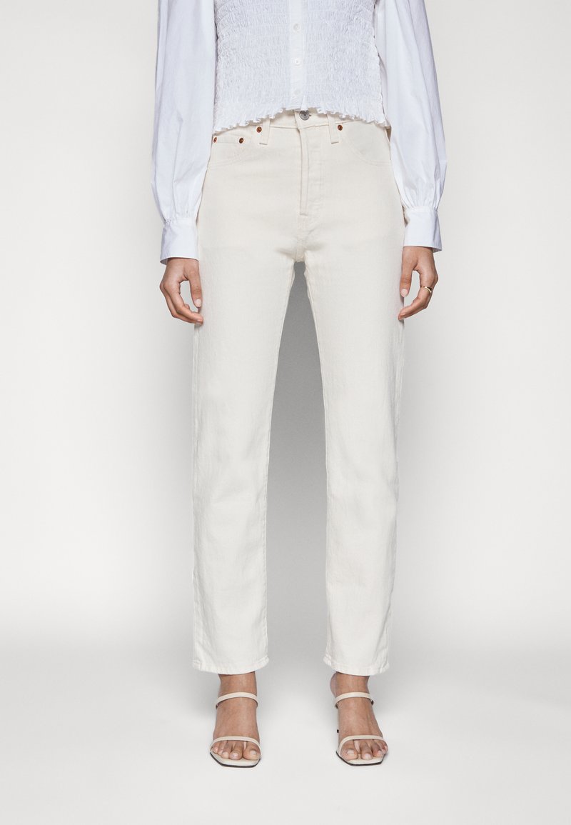 Levi's® CROP - Calças de ganga de perna direita - natural order