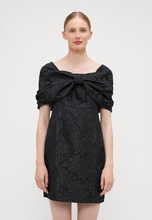 VMSULLE BOW SHORT DRESS - Koktailové šaty/večierkové šaty - black