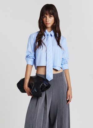 Calliope CROP  - Camicia - var celeste