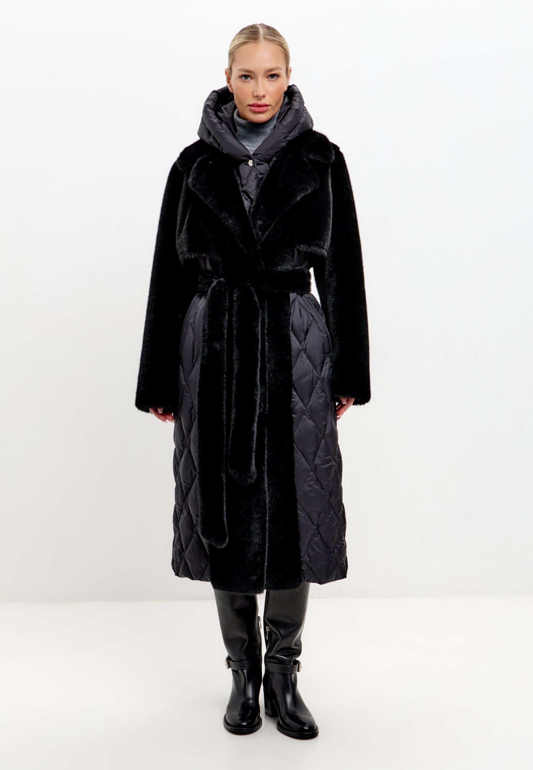 khujo ELENA - Trenchcoat - dunkelgrau/dark grey - Zalando