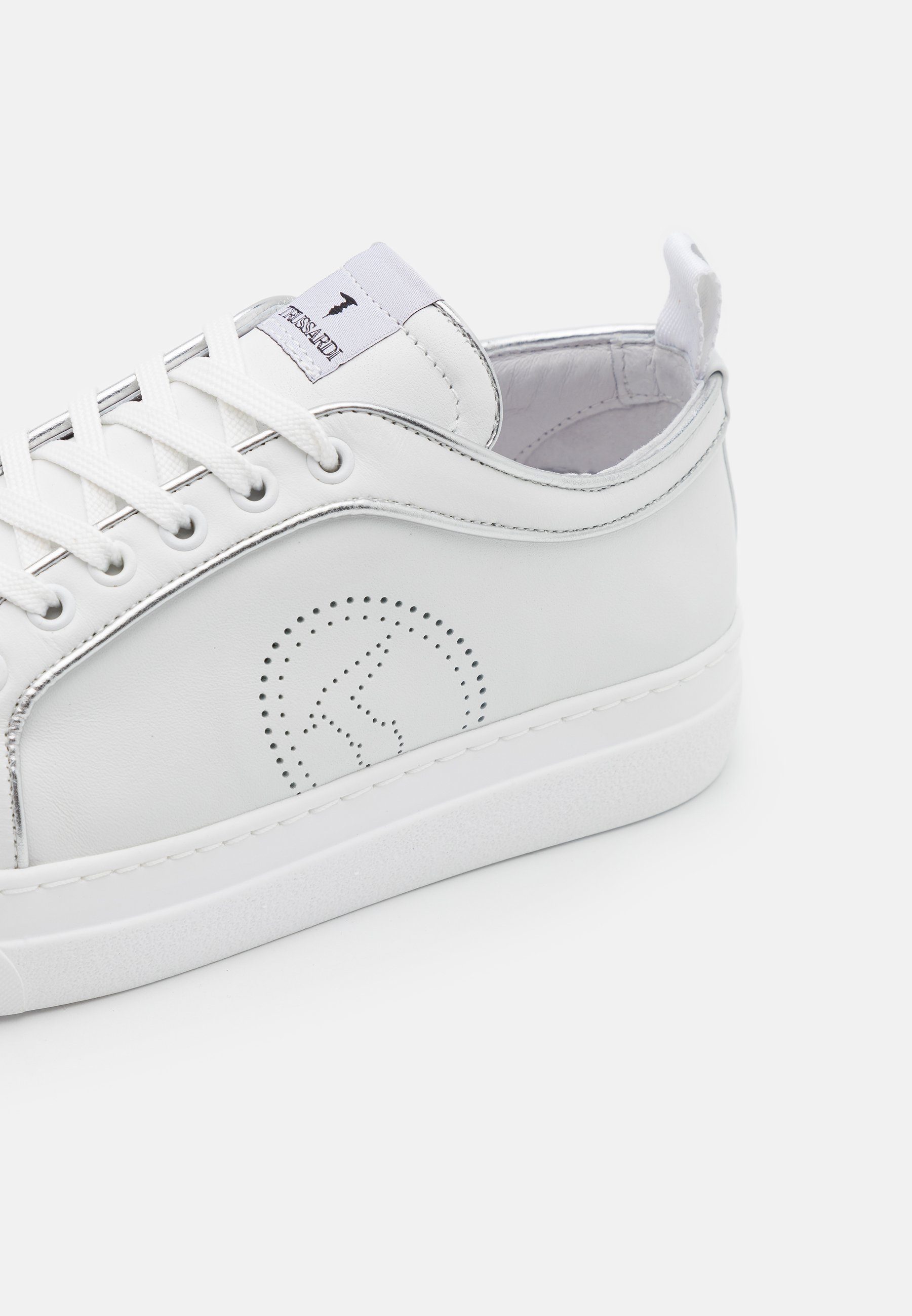 Trussardi Joggesko whitesilverhvit Zalando.no Trussardi GALIUM Joggesko whitepink Zalando.no