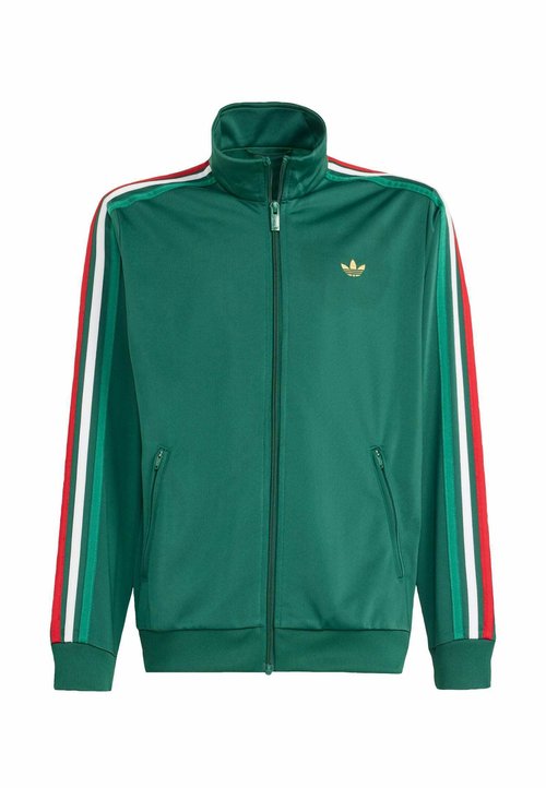 adidas FIREBIRD LOOSE TRACK - Training jacket - team dark green dark football gold — photo 5