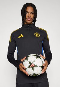 adidas Performance MANCHESTER UNITED EU TRAINING TOP - Vartininko marškinėliai - black/blue/tribe yellow