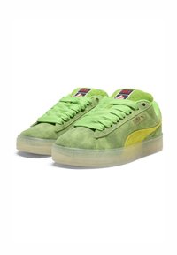 Puma Baskets basses - green lime smash warm white